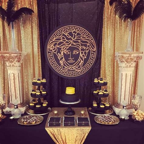 versace birthday supplies|Versace Themed Birthday Party Supplies .